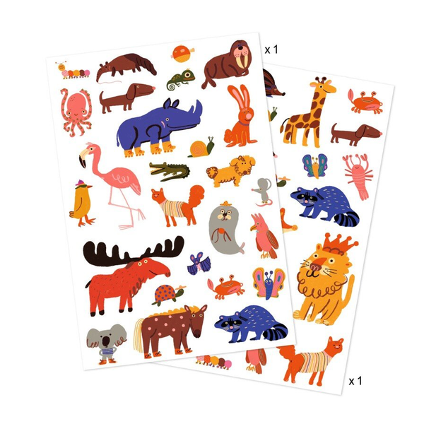 Tattoos mit lustigen Tieren