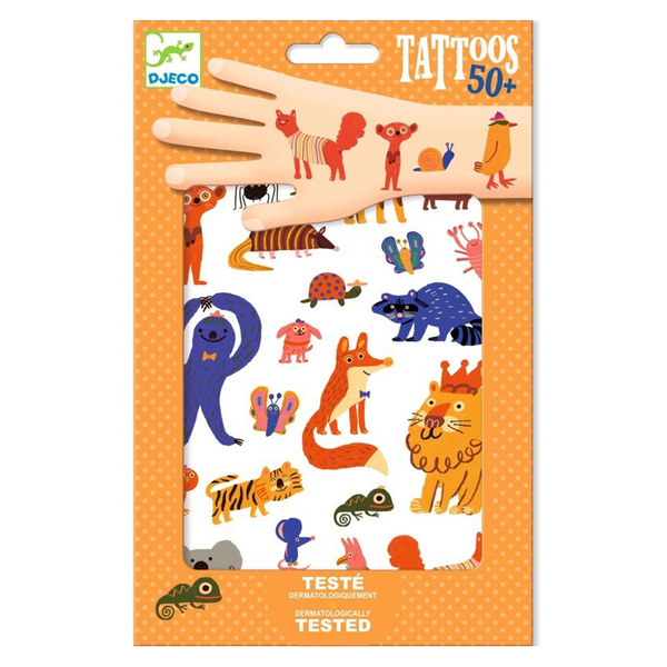 Tattoos mit lustigen Tieren