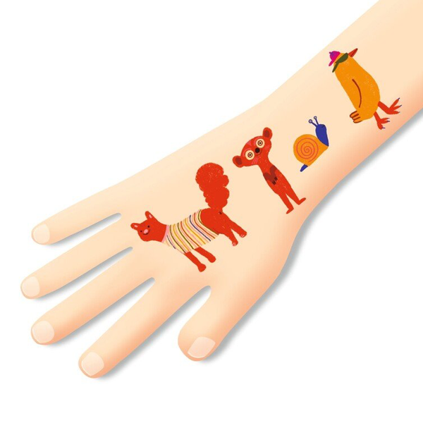 Tattoos mit lustigen Tieren