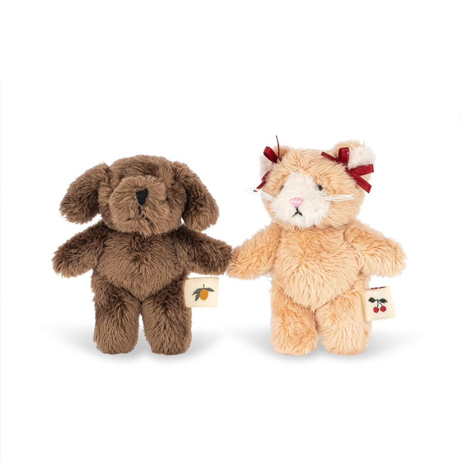 Tiny Teddy beste Freunde in Green Stripe