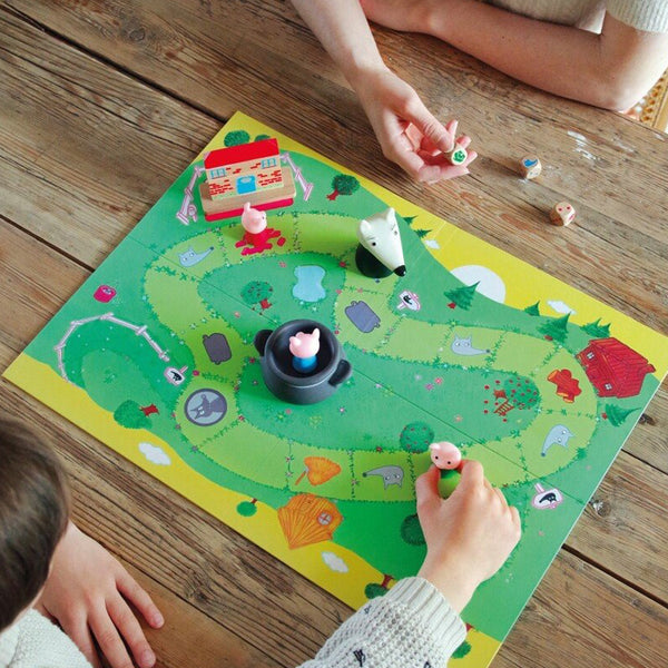 Djeco Spiel, Wolf und die 3 kleinen Ferkel