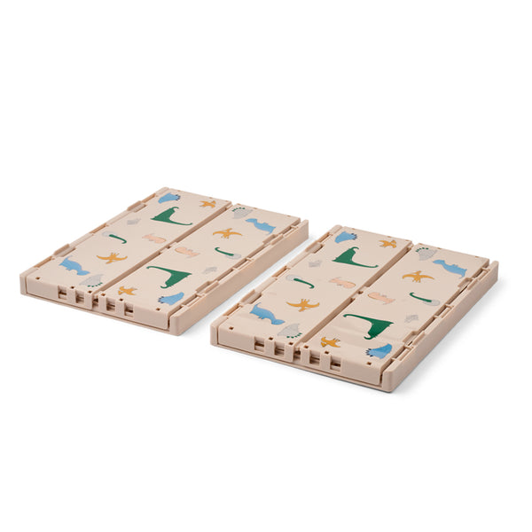 Weston 2-Pak Opbevaringsboks i Dino Roar/Sandy (Medium)