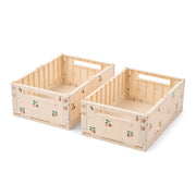 Weston 2-Pak Opbevaringsboks i Peach/Sea Shell (Medium)