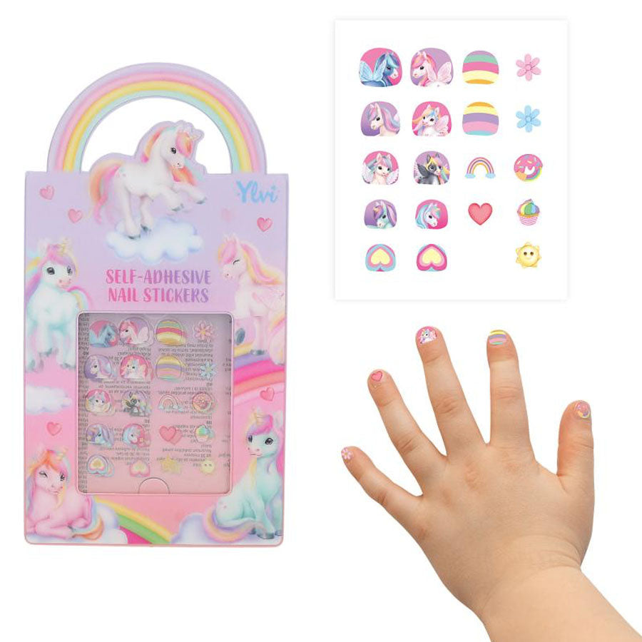 Ylvi Nagelsticker Einhorn, assortiert
