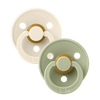 Colour Schnuller 2er-Pack in Ivory/Sage (Gr. 3)