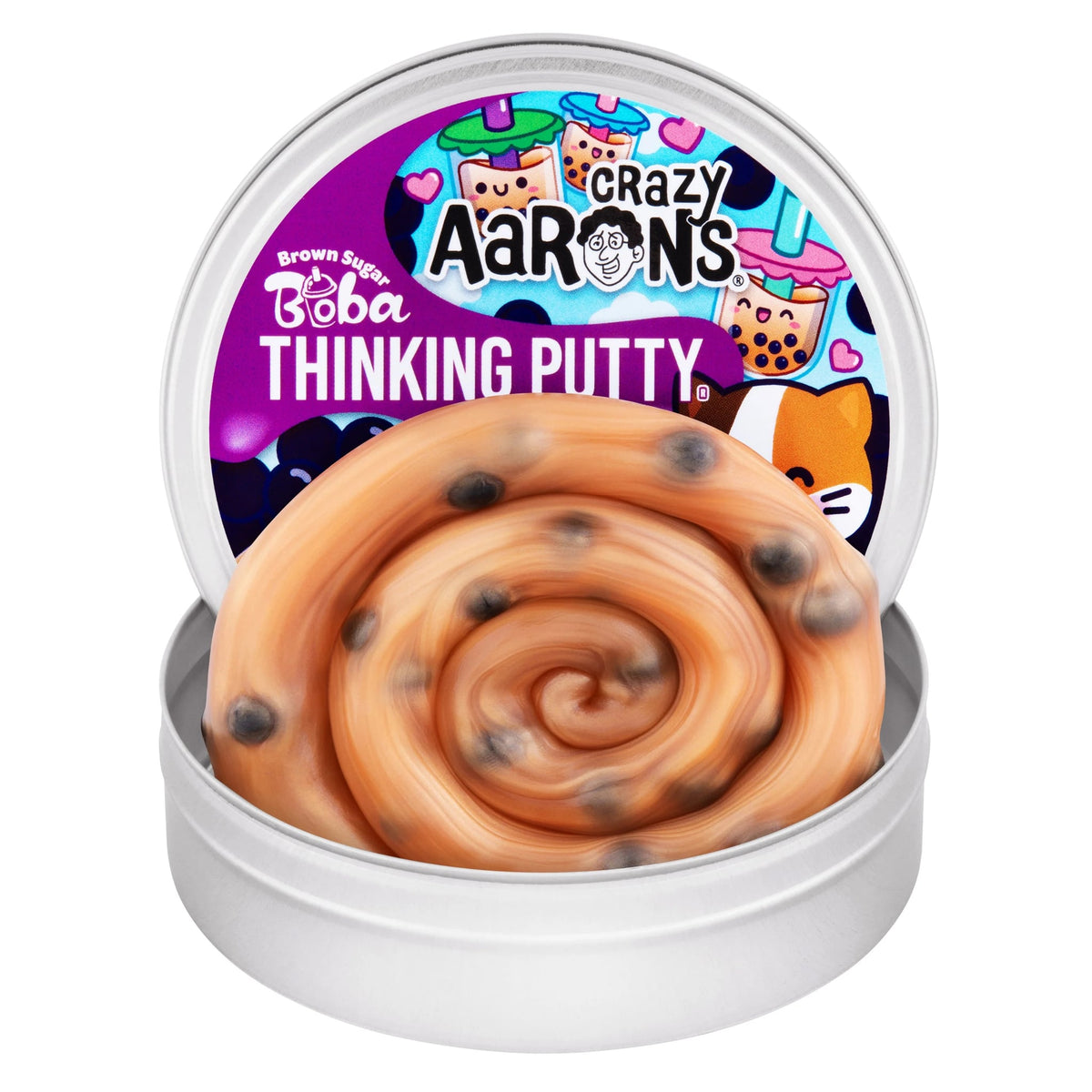 Thinking Putty Brown Sugar Boba fra Crazy Aarons