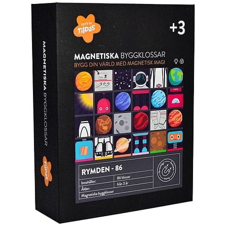 Magnetiske Byggeklodser Rummet fra Toys by Tildas