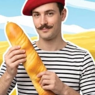 Jumbo Squeeze Baguette (37 cm) fra Trend Toys