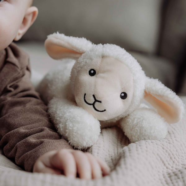 Rosie Genopladelig Hjertelydsbamse i Beige fra Flow Amsterdam