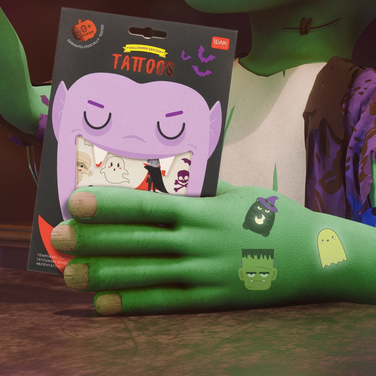 Tattovering med Halloween fra Legami