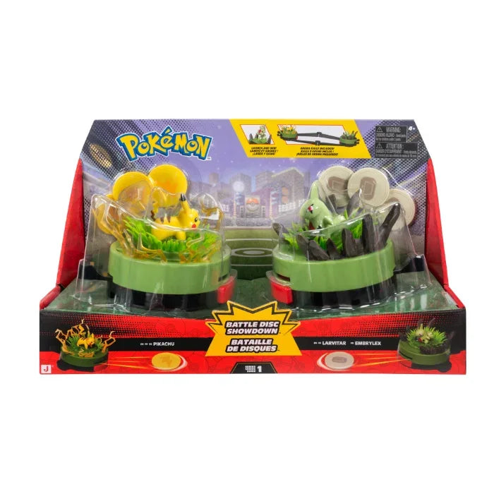 Battle Disc Pikachu Vs Larvitar fra Pokemon