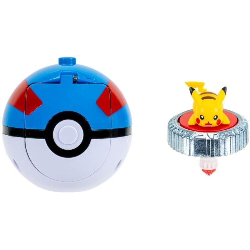 Battle Spinner Pikachu med Great Ball fra Pokemon
