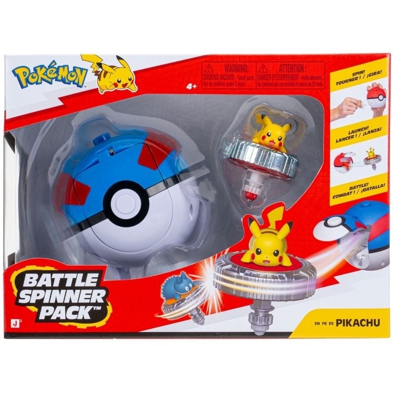 Battle Spinner Pikachu med Great Ball fra Pokemon