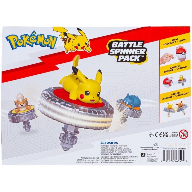 Battle Spinner Pikachu med Great Ball fra Pokemon