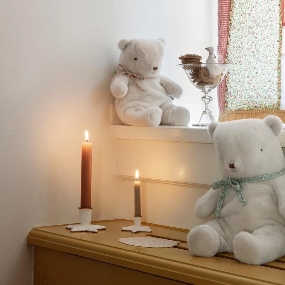 Teddy Plush Bamse I Off White (lille) fra Maileg