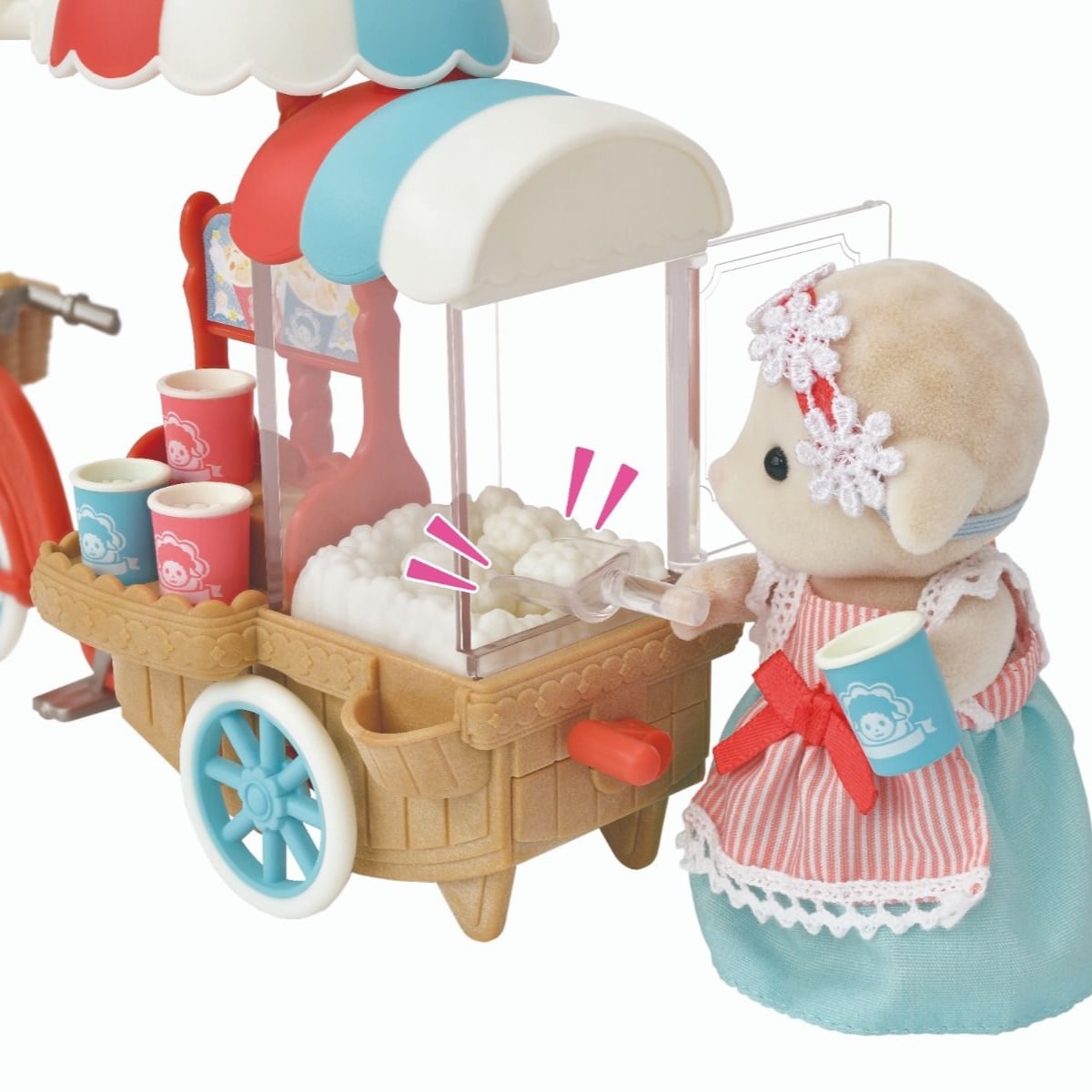 Popcorn Ladcykel inkl. Figur
